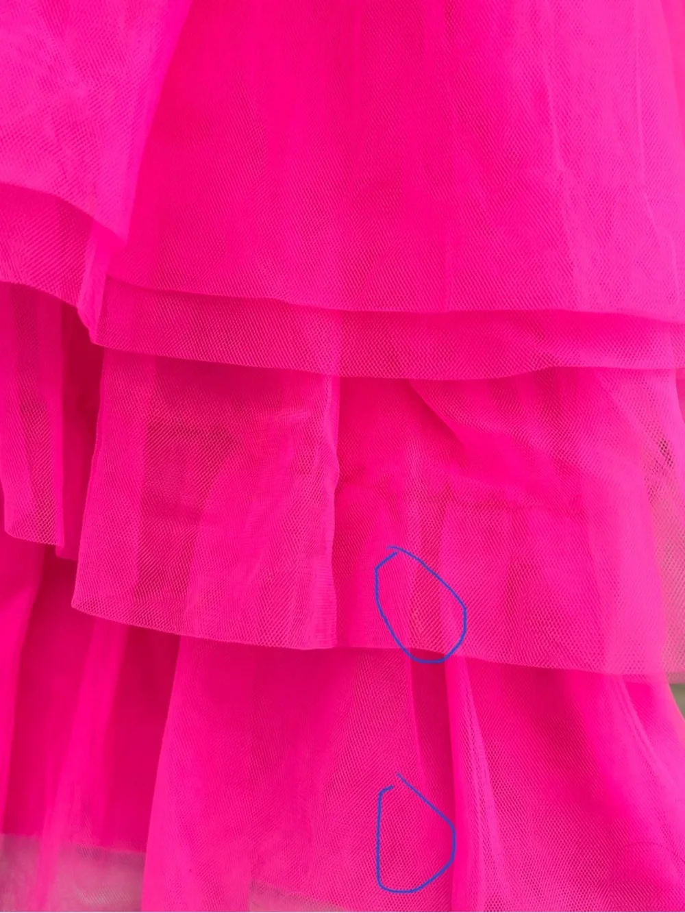 Thirty/Thirty LA Ruffle Tulle Hot Pink Strapless Dress Women’s Size M - Picture 10 of 10